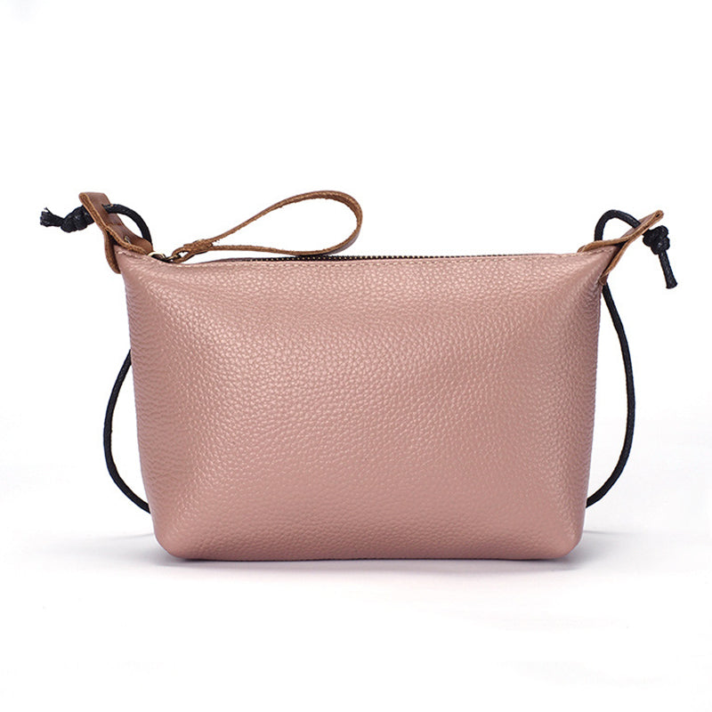 277 Simple Stylish Cowhide Leather Women Crossbody Bag Cosmetic Phone Zipper Carrying Bag 277 Simple Stylish Cowhide Leather Women Crossbody Bag Cosmetic Phone Zipper Carrying Bag
